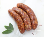 House Made Italian Hot Pork Sausage (Price per 250g, Approx 8 per Kg)