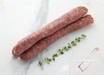 House Made Continental Beef Sausages (Price per 250g, Approx 12 per Kg)