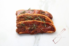 Mint and Rosemary Marinated Lamb Ribs (Price per 250g, Approx 8 per Kg)